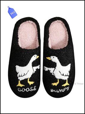 Retro Strawberry Cherry Plush Slippers Memory Foam Soft Cotton House Shoes